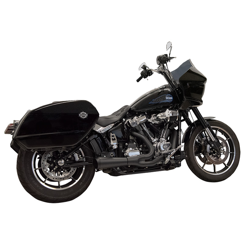 ショート リッパー 2in1 フルエキゾーストマフラー ブラック