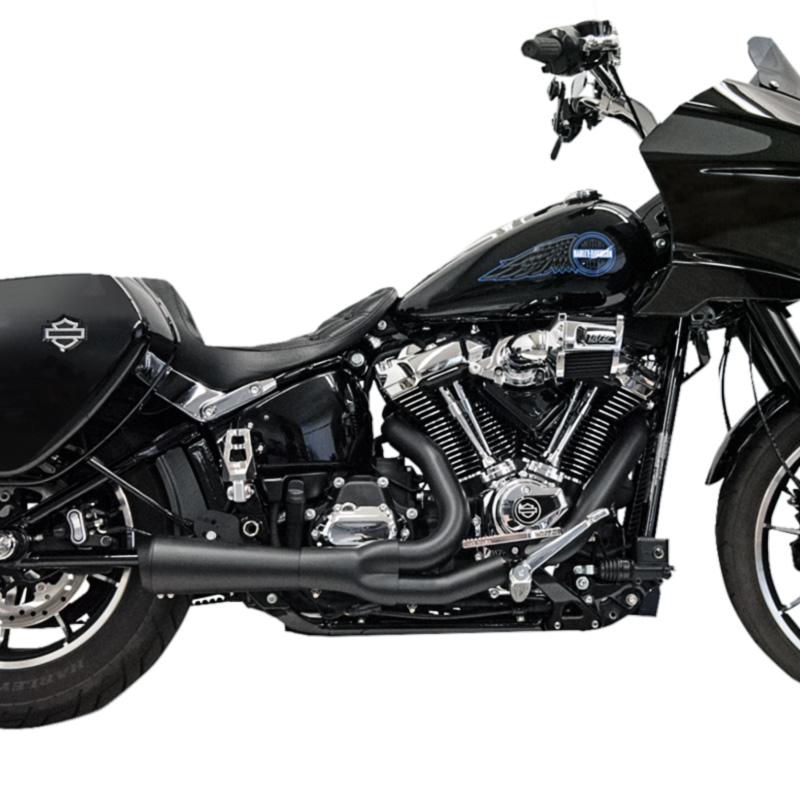 ショート リッパー 2in1 フルエキゾーストマフラー ブラック