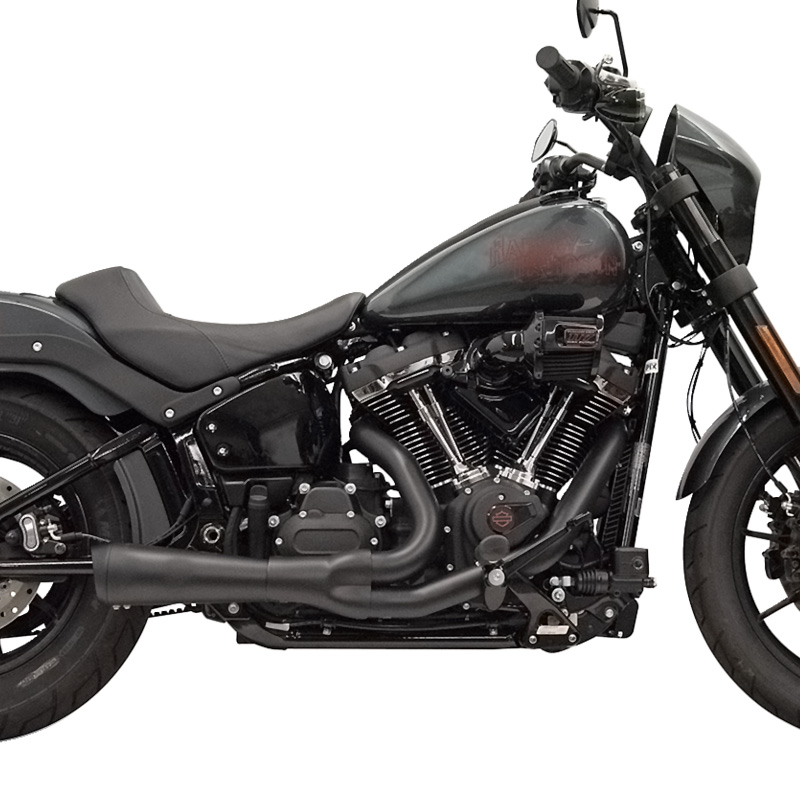 ショート リッパー 2in1 フルエキゾーストマフラー ブラック