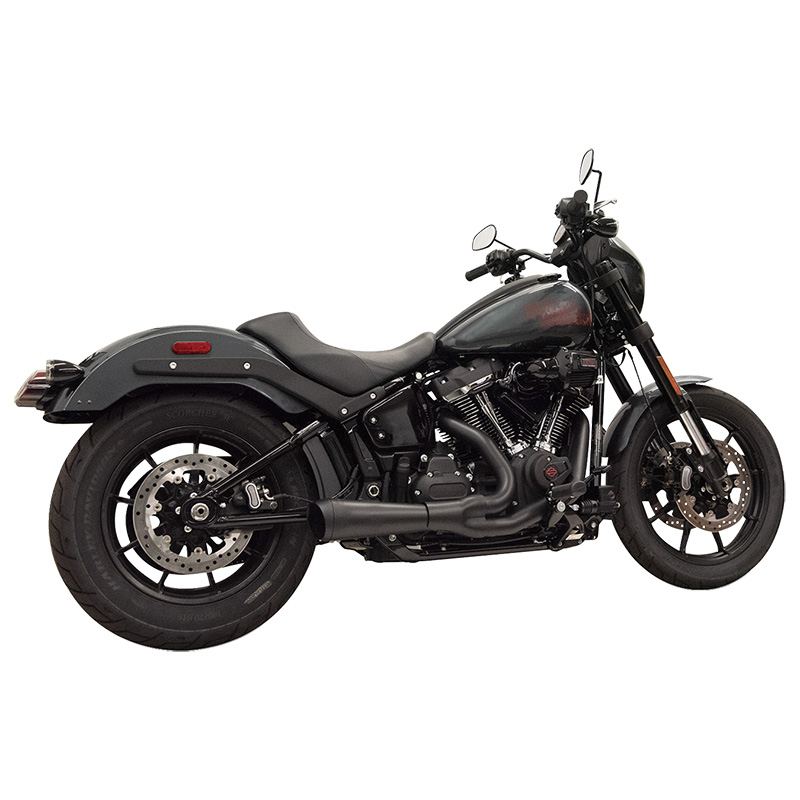 ショート リッパー 2in1 フルエキゾーストマフラー ブラック