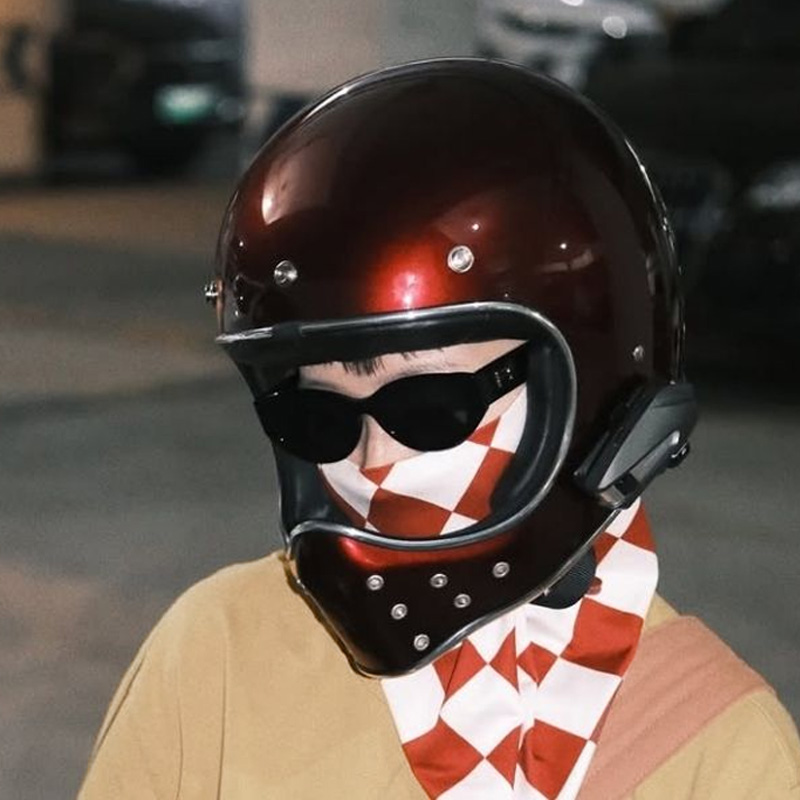 ブレードライダー フルフェイスヘルメット FRP キャンディレッド