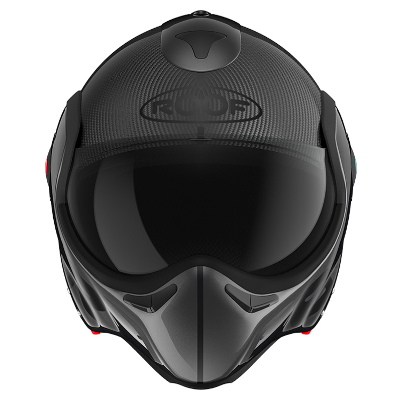 ルーフ■RO9 ボクサー モジュラーヘルメット カーボン モノ グラファイト ROOF