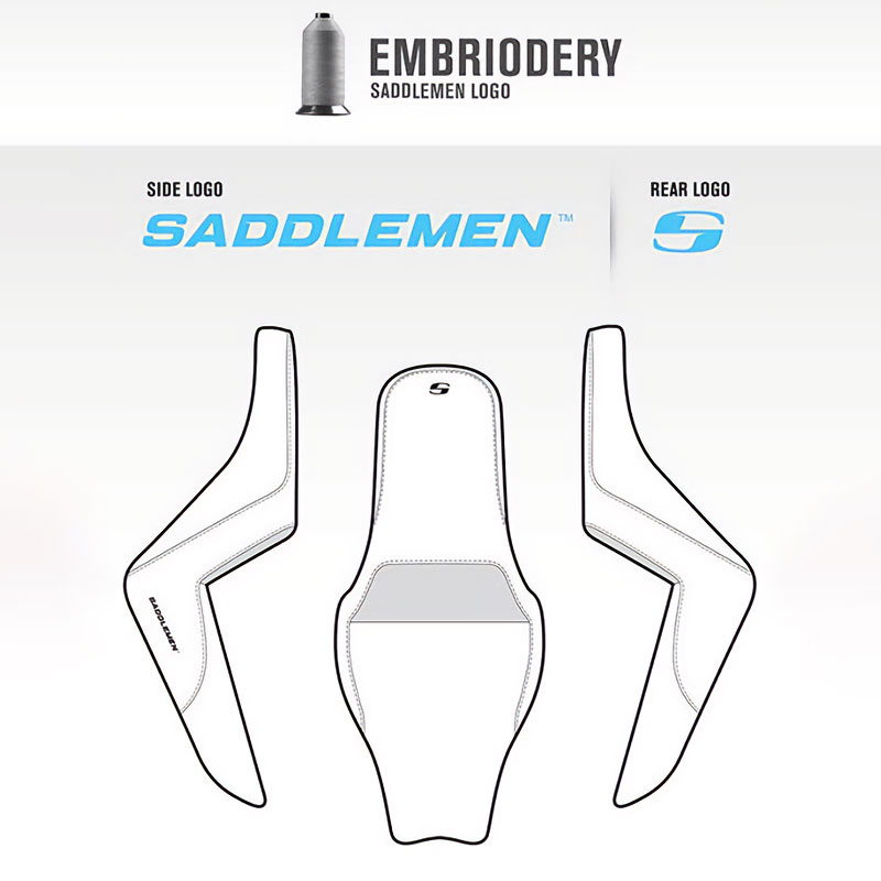 サドルマン■ステップアップシート タック＆ロール ブラック【18年以降 ソフテイル】 SADDLEMEN