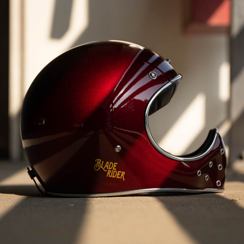 ブレードライダー フルフェイスヘルメット FRP キャンディレッド