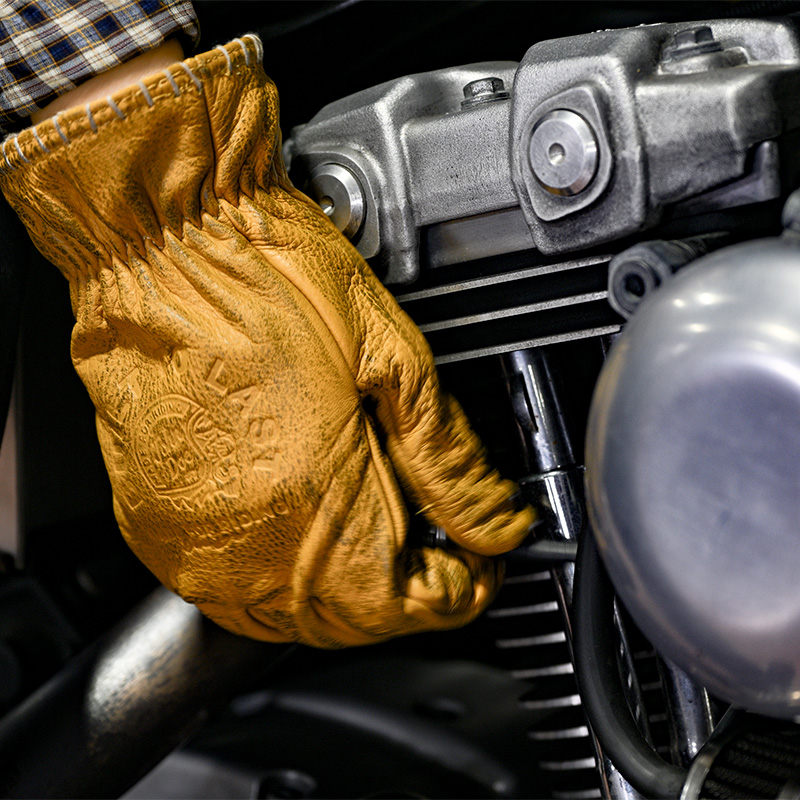 ジョン・ドゥー（John Doe） コヨーテ XTM レザーグローブ イエロー ヴィンテージ加工