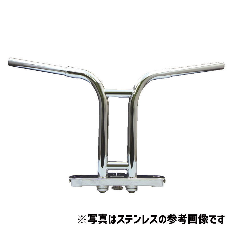 ライジングバー オール1インチ スチールブラックパウダーコート