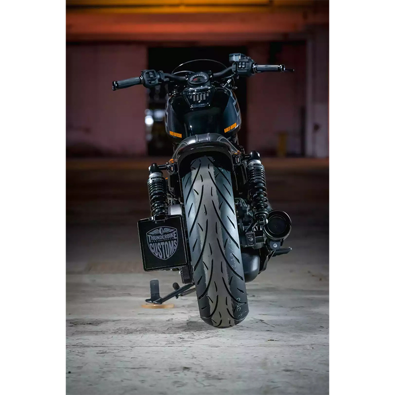 サンダーバイク■ サイドナンバープレートホルダー マットブラック 【ナイトスター】 Thunderbike