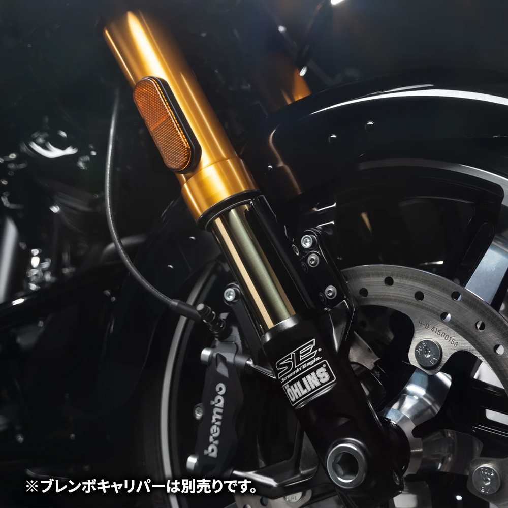 ハーレー純正 スクリーミンイーグル オーリンズ 倒立式フォーク取付け