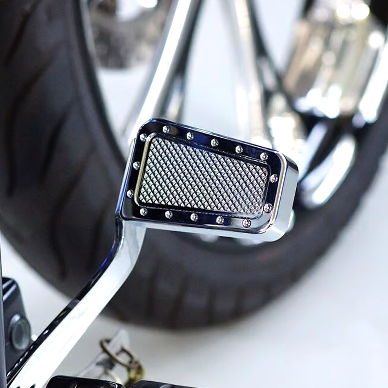 ワイドブレーキペダル クローム