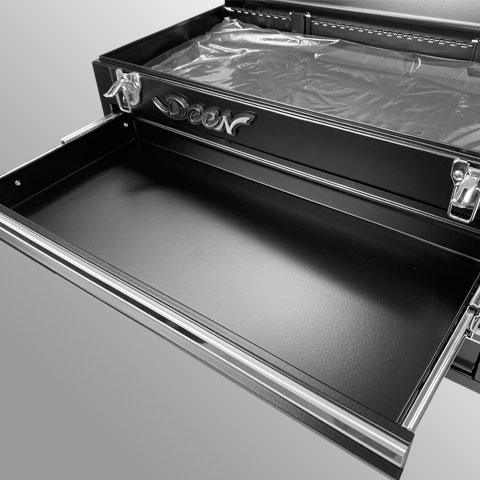 3段ツールボックス ブラック