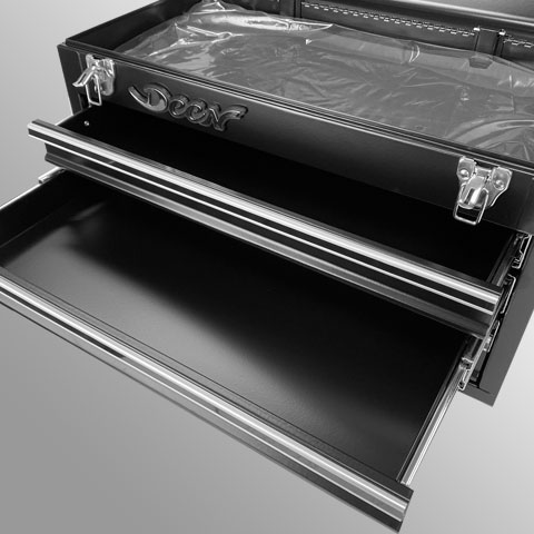 3段ツールボックス ブラック