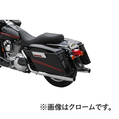 バイク【新品・未使用】サンダーヘッダー スリップオンマフラー ブラック ツーリング