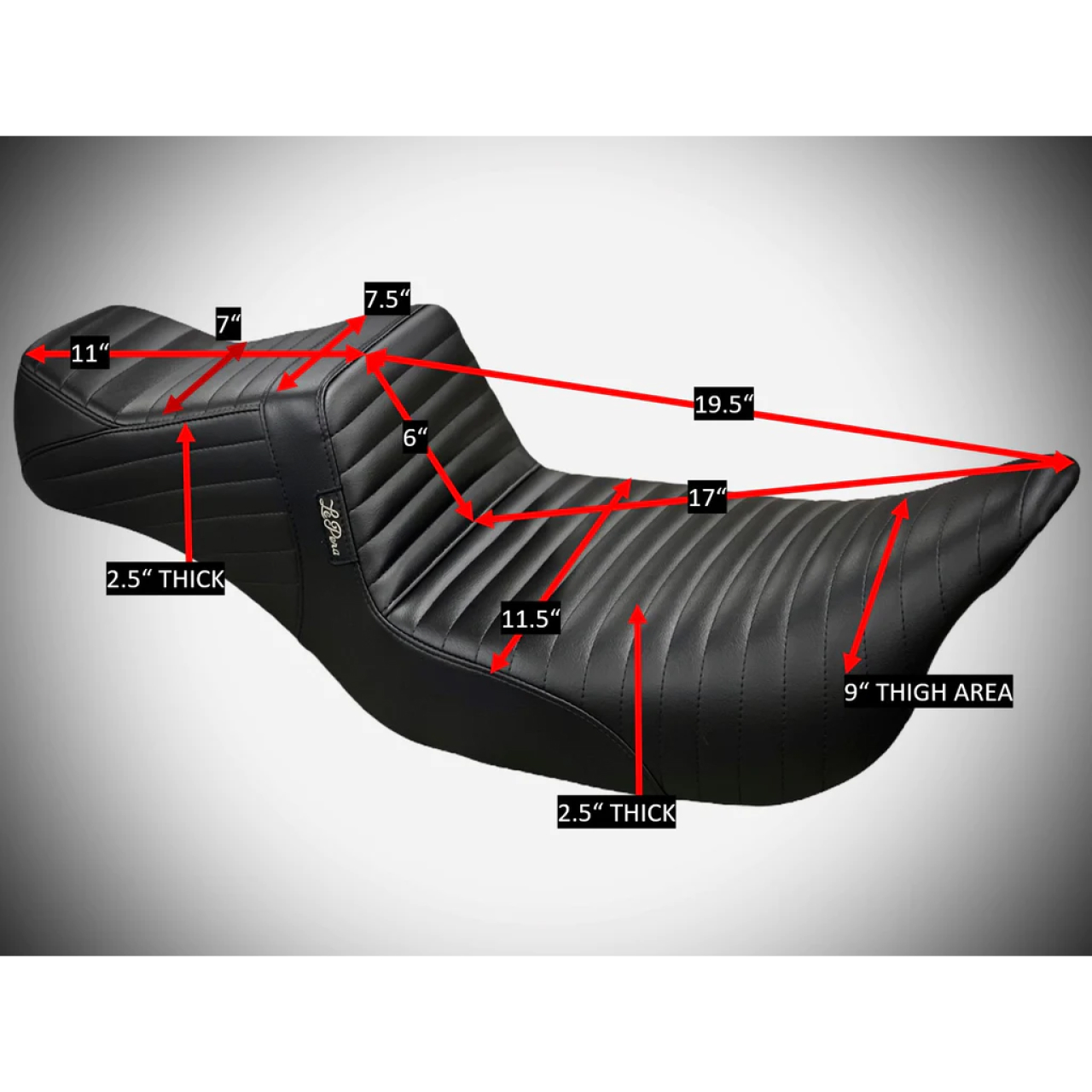 【業販専用商品】テールウィップ ダディ ロングレッグスシート プリーツ ブラック