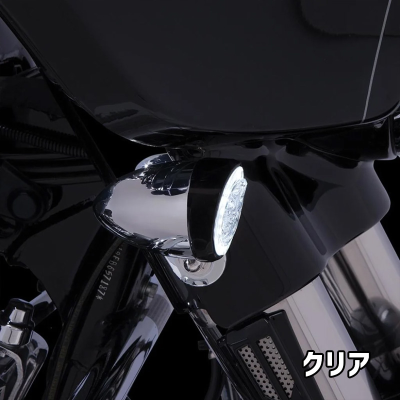 Fang フロントウインカーLEDインサート ブラック