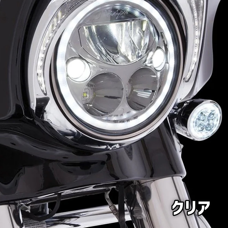 Fang フロントウインカーLEDインサート クローム
