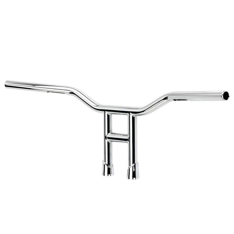 タイソンハンドルバー 10インチ ディンプル付き クローム