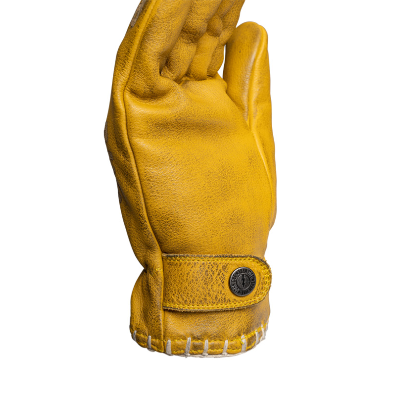 ジョン・ドゥー(John Doe) コヨーテ レザーグローブ イエロー/グレー ヴィンテージ加工