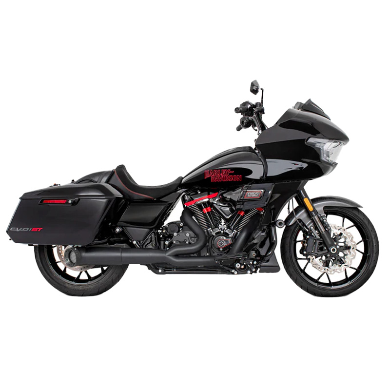 ターンアウト 2in1 フルエキゾーストマフラー ブラック/ストレート