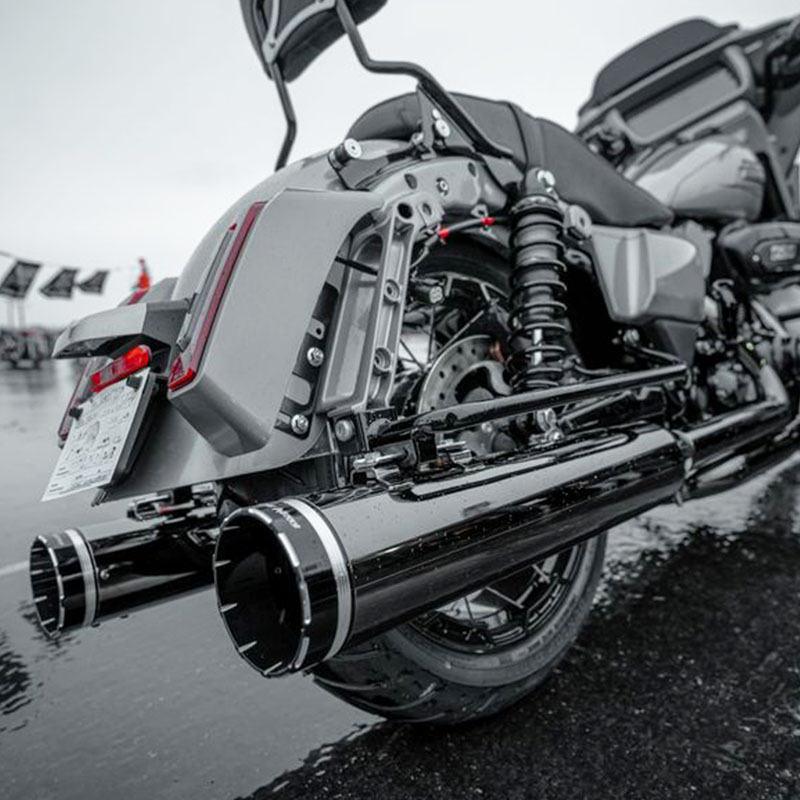 クロームワークス4.5インチマフラーエンドツーリングモデルflhxsfltrxs HP Plus 4.5 Mufflers Unleash awesome Power & V Twin Sound
