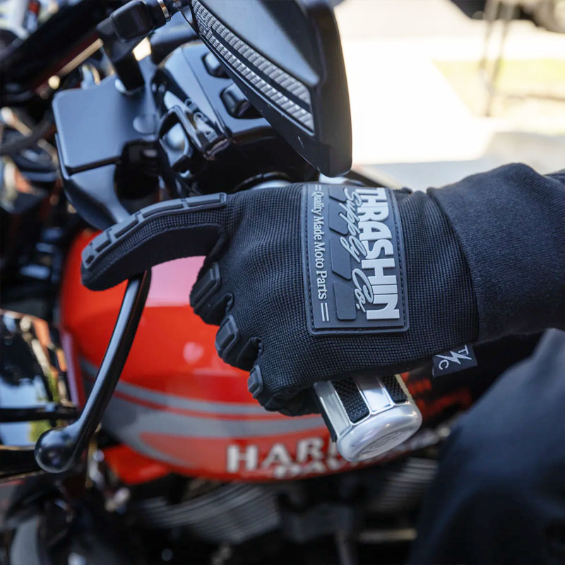 モト ステルスグローブ ブラック/グレー