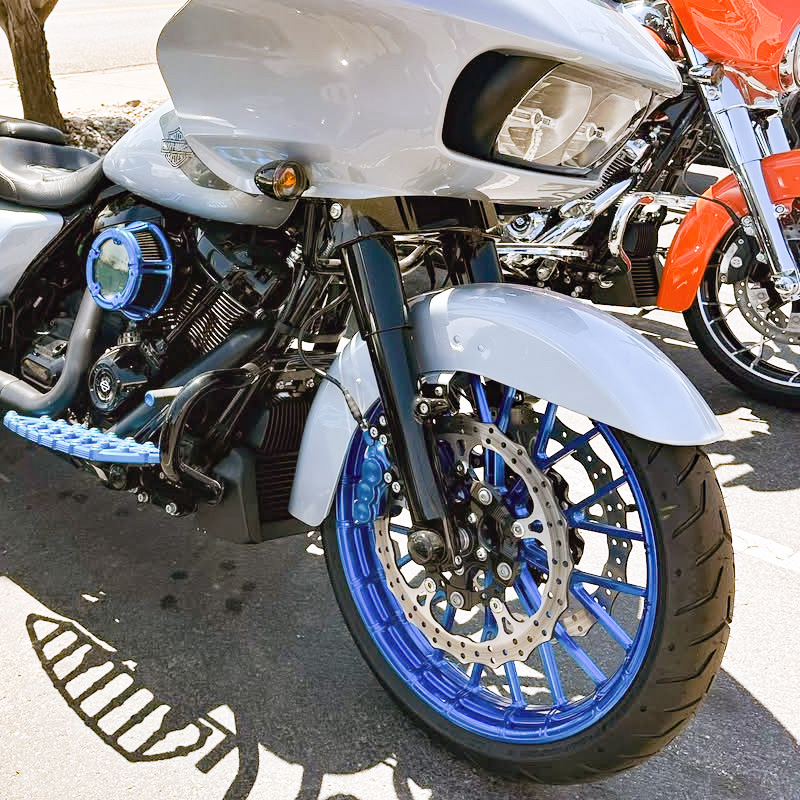 14インチ ビレット ビッグブレーキローター スポークマウント フロント/右側