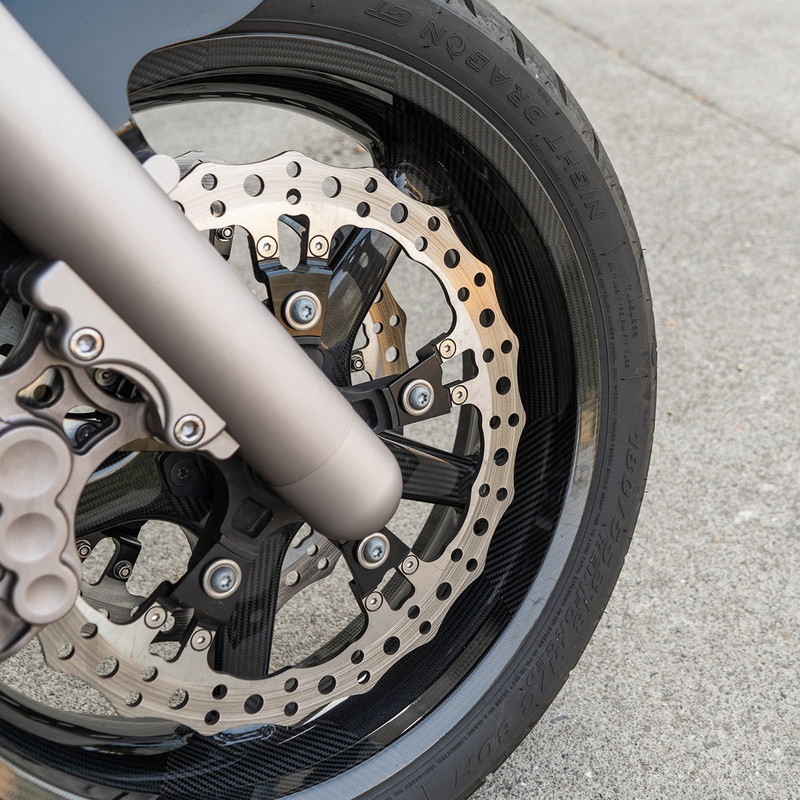 14インチ ジャギッド ビッグブレーキローター スポークマウント フロント/右側