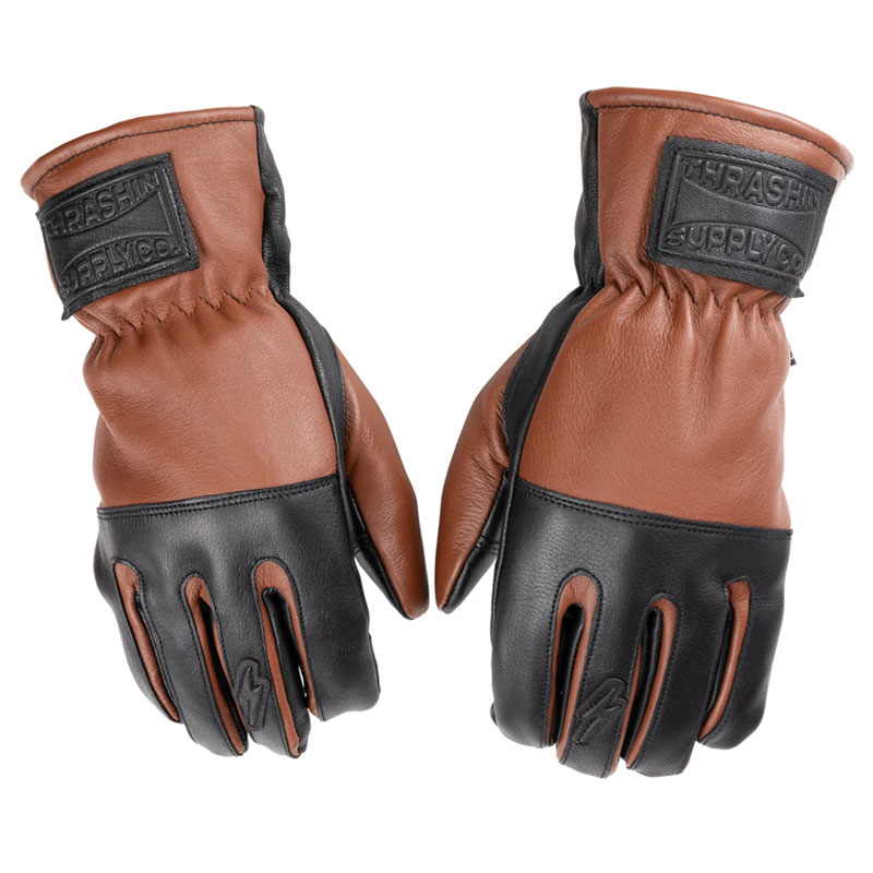 エース ローパー 防寒 レザーグローブ ブラック/ブラウン