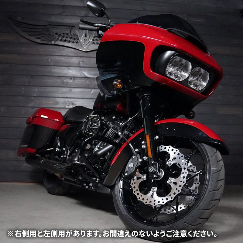 【クリスマスセール】13インチ ジャギッド ビッグブレーキローター スポークマウント フロント/右側