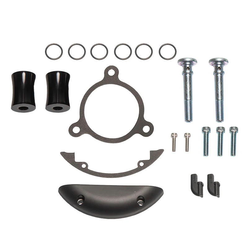 エアクリーナー部品交換キット インバーテッド/メソッド/クリアティアー/サイドキックシリーズ用 クローム