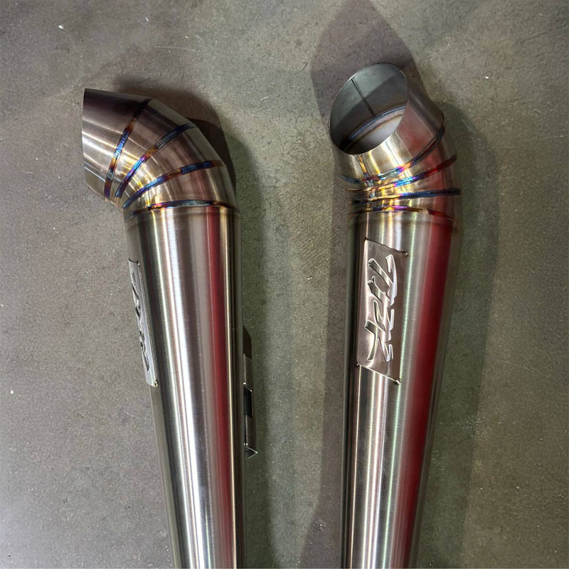 Apex ショーティーターンアウト 2in1 フルエキゾーストマフラー ステンレス