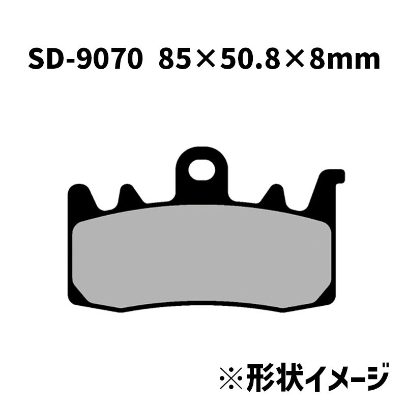 ベスラ■ SDシリーズ ブレーキパッド （レジン） 【20年以降 RA1250/S、19-22年 LiveWire （フロント用）】 SD-9070 Vesrah