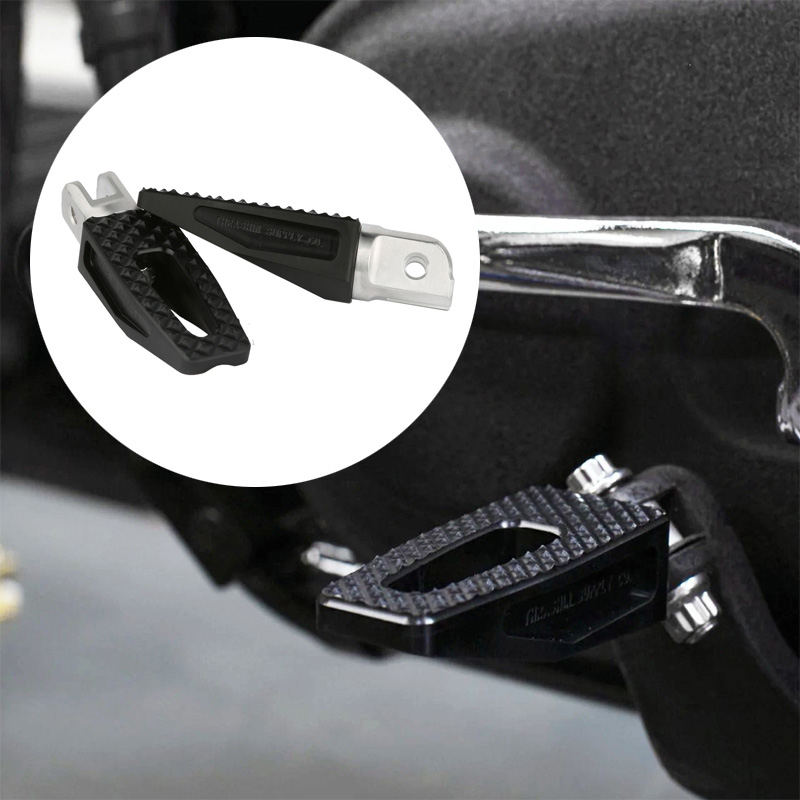 P-54 スリム ライダーフットペグ ブラックアルマイト