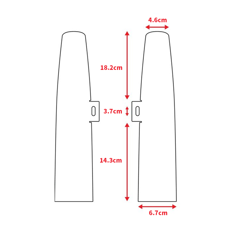 フォークシュラウド 39mmフォーク用 ブラック