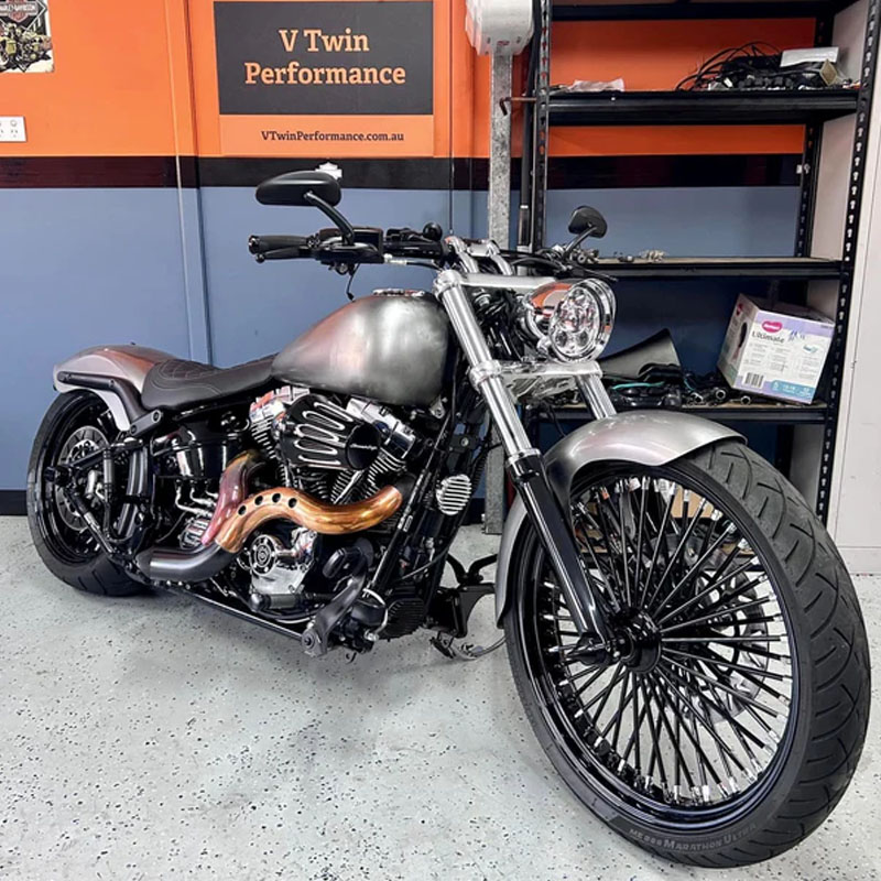 カットバック フルエキゾースト ブラック/カッパー