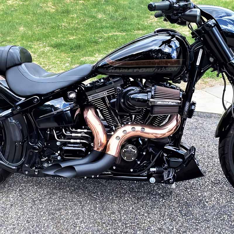 カットバック フルエキゾースト ブラック/カッパー