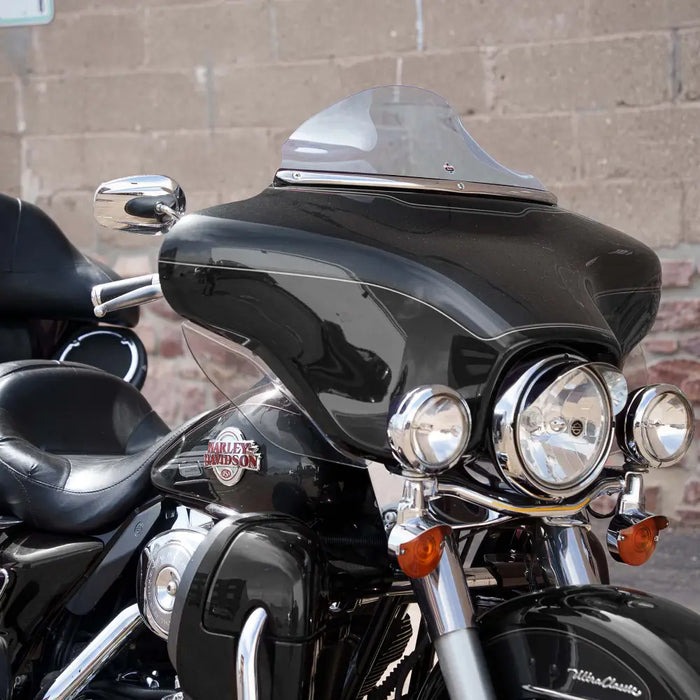 【業販専用商品】カラー フレア ウインドシールド 6.5インチ ブルーアイス