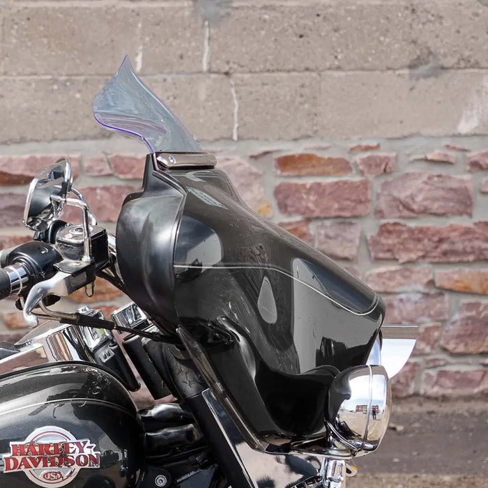 【業販専用商品】カラー フレア ウインドシールド 6.5インチ ブルーアイス