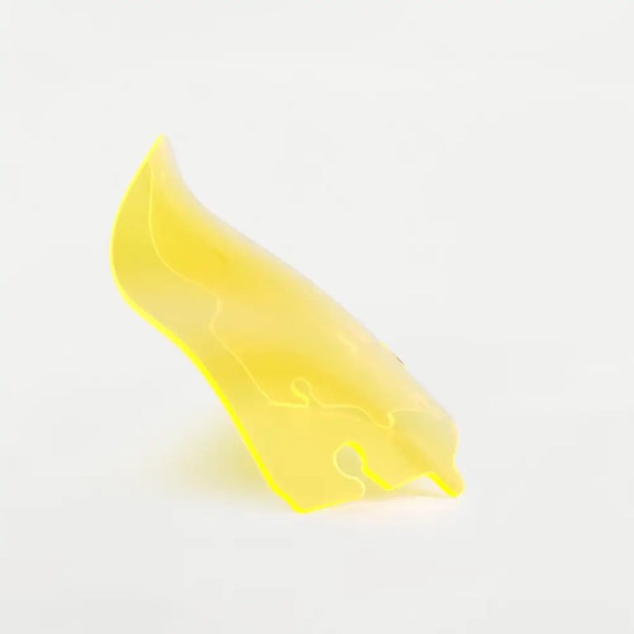 カラー フレア ウインドシールド 6.5インチ イエローアイス