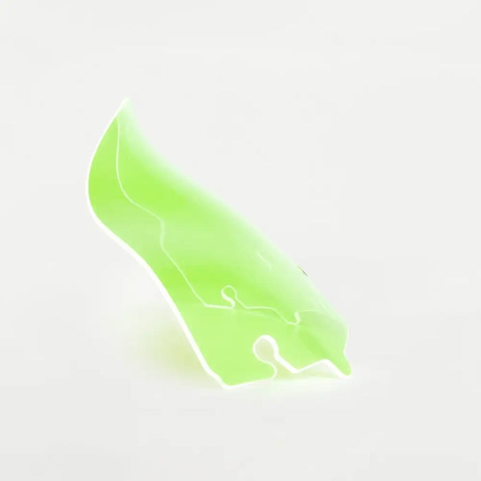 カラー フレア ウインドシールド 6.5インチ グリーンアイス