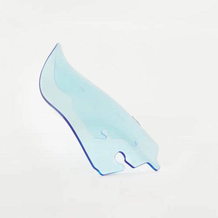 カラー フレア ウインドシールド 6.5インチ ブルーアイス