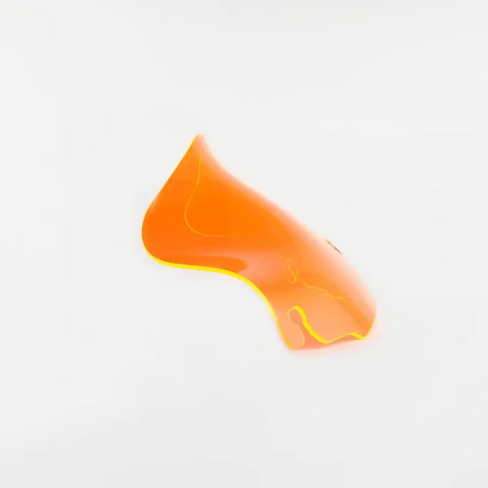 【業販専用商品】カラー フレア ウインドシールド 6.5インチ オレンジアイス