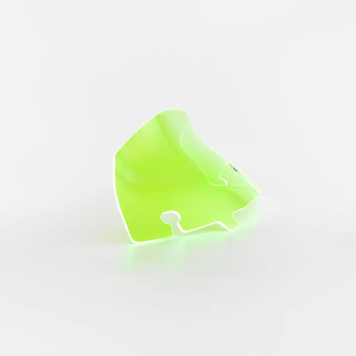 カラー フレア ウインドシールド 4インチ グリーンアイス