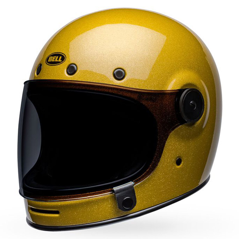 ベル□ ブリット フルフェイスヘルメット グロスゴールドフレーク 【店頭試着可能商品】 BELL Bullitt Helmet Gloss Gold  Flake / パインバレー