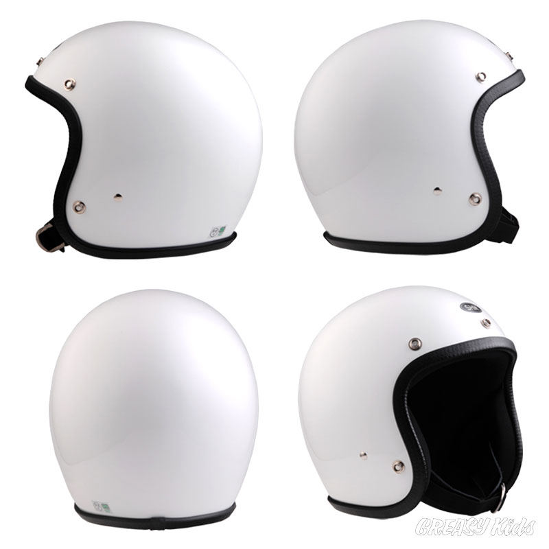 SHM■ Lot-500 ベーシック ジェットヘルメット ホワイト （SG規格）