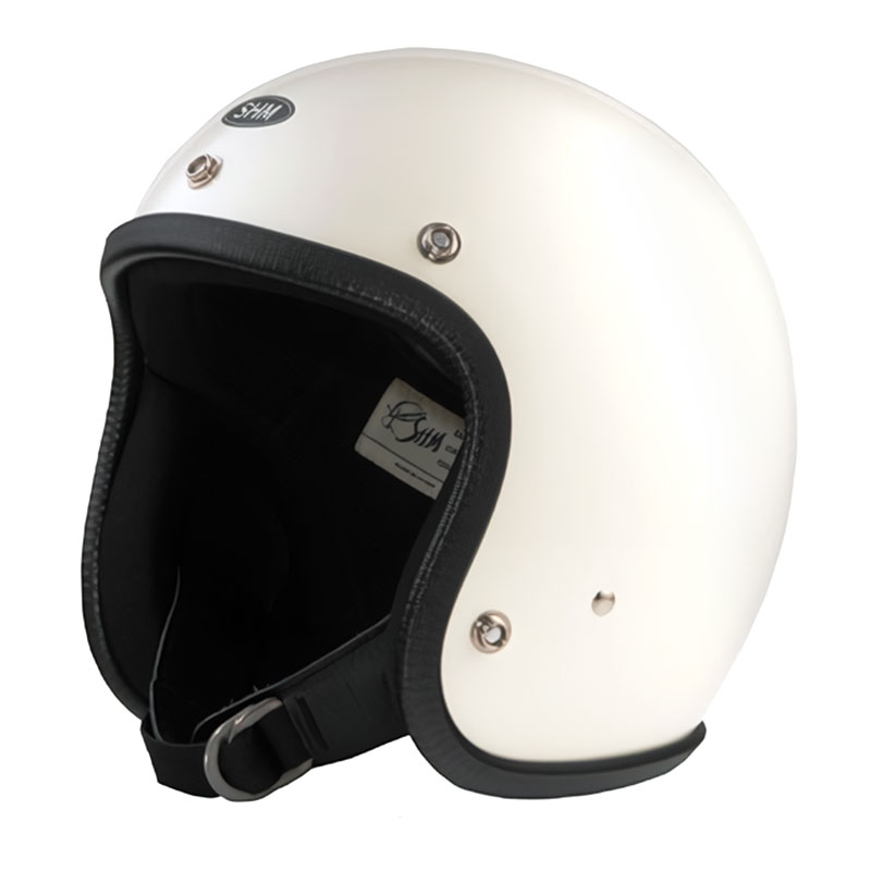 SHM■ Lot-500 ベーシック ジェットヘルメット アイボリー （SG規格）