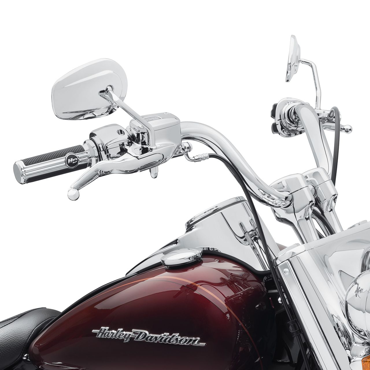 ハーレー純正ファット・リーチ・ハンドルバー 1.25インチ クローム 【18年以降 ソフテイル用】 Harley Davidson Fat  Reach Handlebar - 1.25 in. - Chrome for 18Later Softail / パインバレー