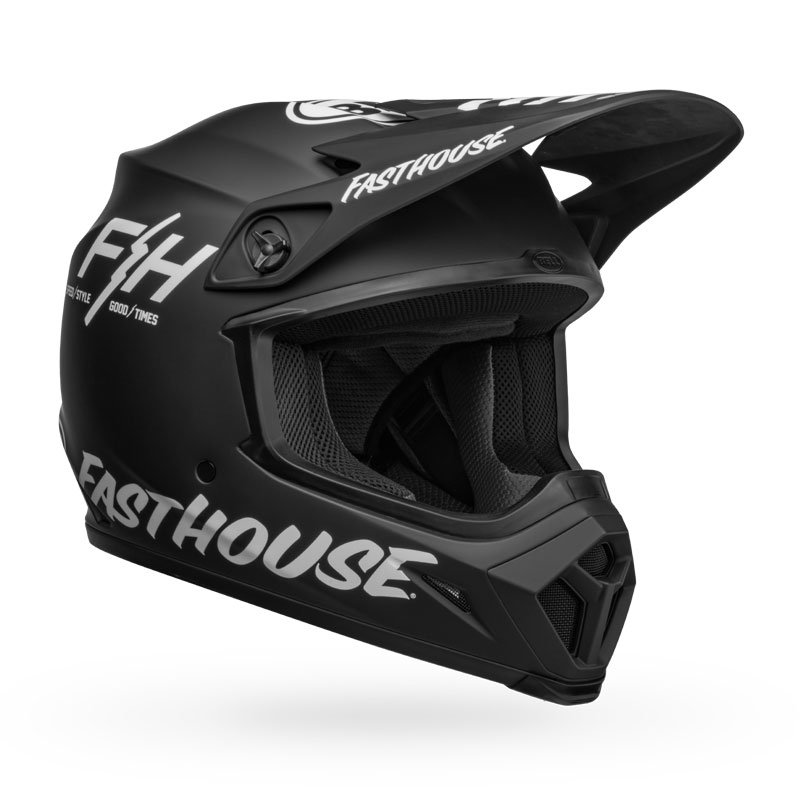 ベル■ MX-9 MIPS オフロードヘルメット ファストハウス プロスペクト マットブラック/ホワイト BELL Helmets