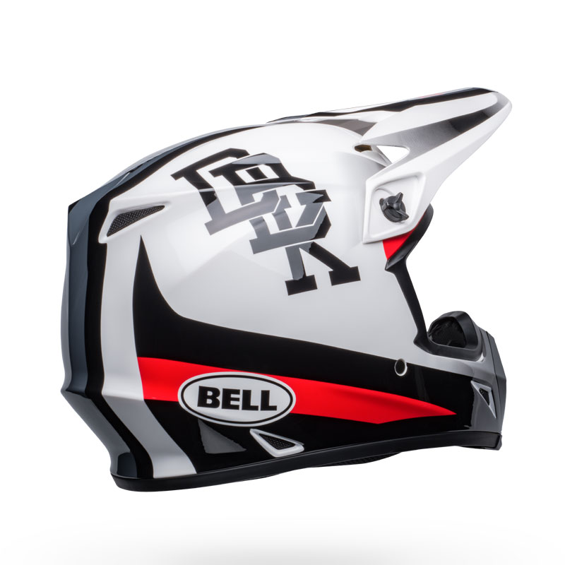 ベル■ MX-9 MIPS オフロードヘルメット トゥイッチ DBK グロス ホワイト/ブラック BELL Helmets