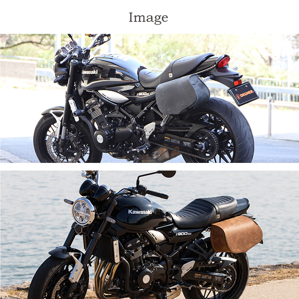 デグナー■Z900RS/Cafe/SE専用 レザーサドルバッグ ブラック DEGNER SB-97-BK