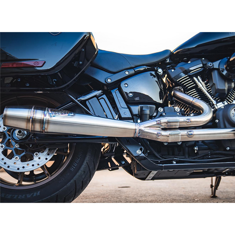 ミッドレングス 2in1 フルエキゾーストマフラー ステンレスブラッシュド